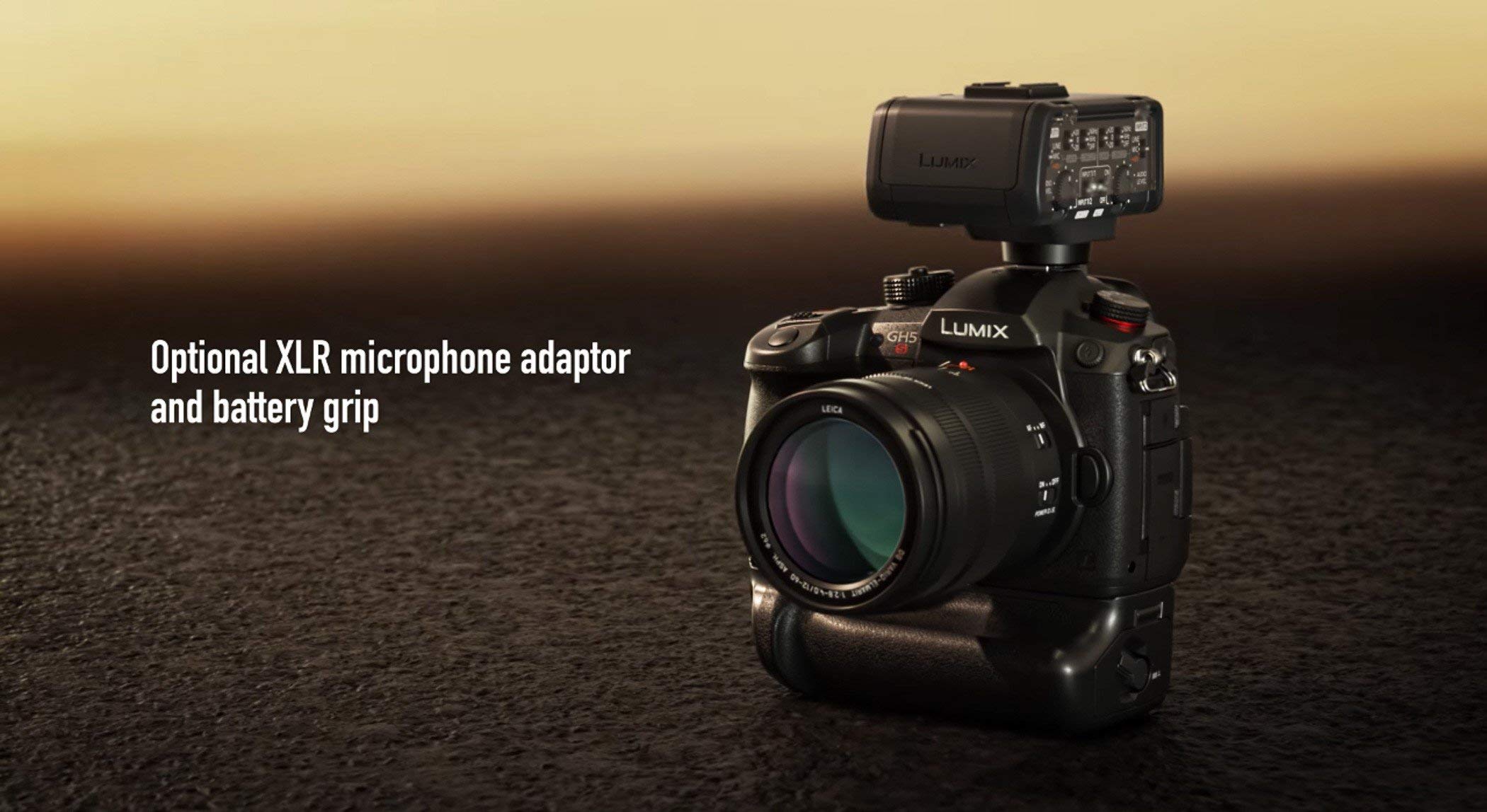 Panasonic DC-GH5S Lumix bezlusterkowy aparat cyfrowy (10.28MP, wideo C4K/4K 60p/50p, funkcja nagrywania w 10-bitowej jakości 4:2:2, Dual Native ISO), czarny