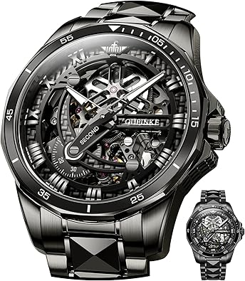 OLEVS Luxury Watches for Men Big Face Stainless Steel Business Dress Analog Quartz Watch with Day Waterproof Luminous Mens Wrist Watch