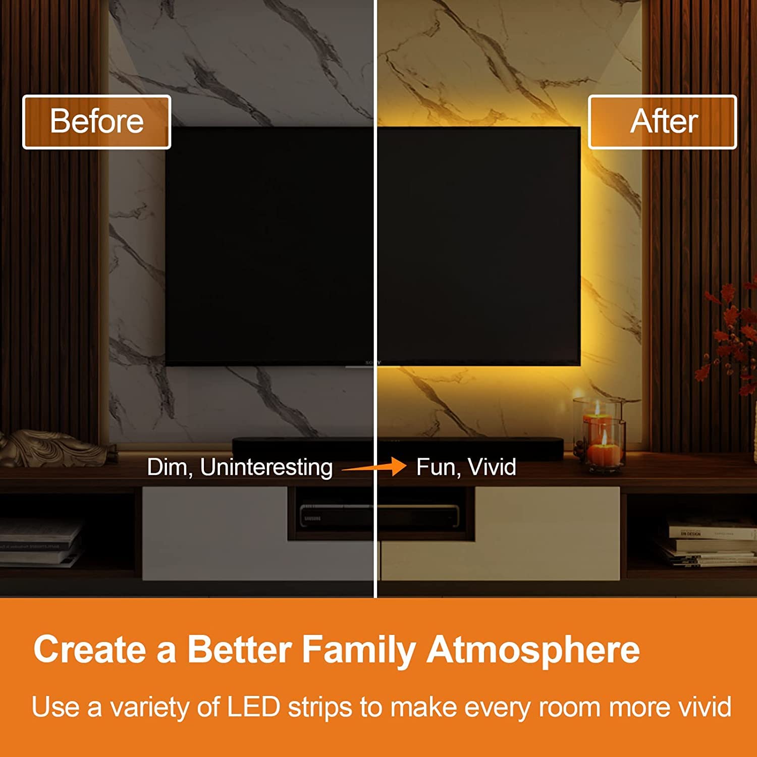Striscia LED Smart DreamColor 5m DIY Multicolore Segmentato, WiFi Strisce LED RGBIC Compatibile con Alexa e Google Assistant, 5050 Luci LED Sincronizza con Musica, Smart Life, Impermeabile