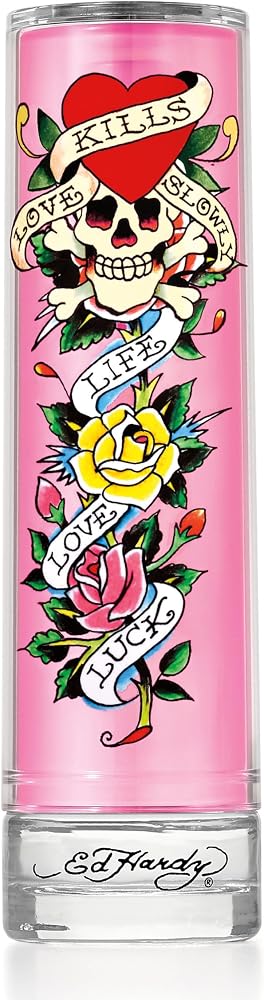 Ed Hardy Perfume for Women, Eau De Parfum Spray with Warm Amber Notes, 3.4 fl oz