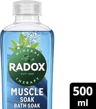 Radox Muscle Clary Sage and Sea Minerals Bath Soak, 500 ml
