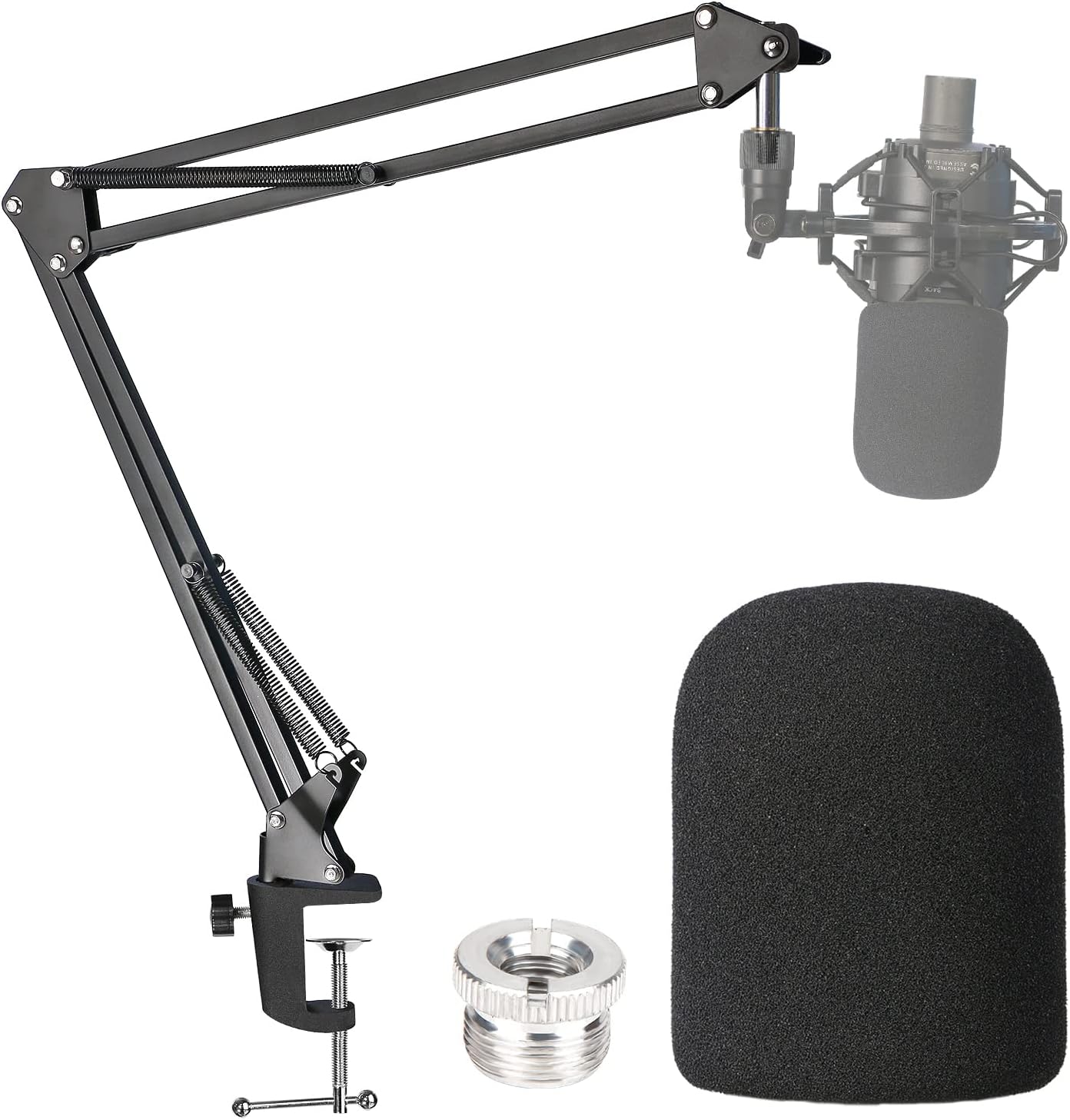 SUNMON NB35 Microphone Arm Stand with Pop Filter for AT2020 Mic