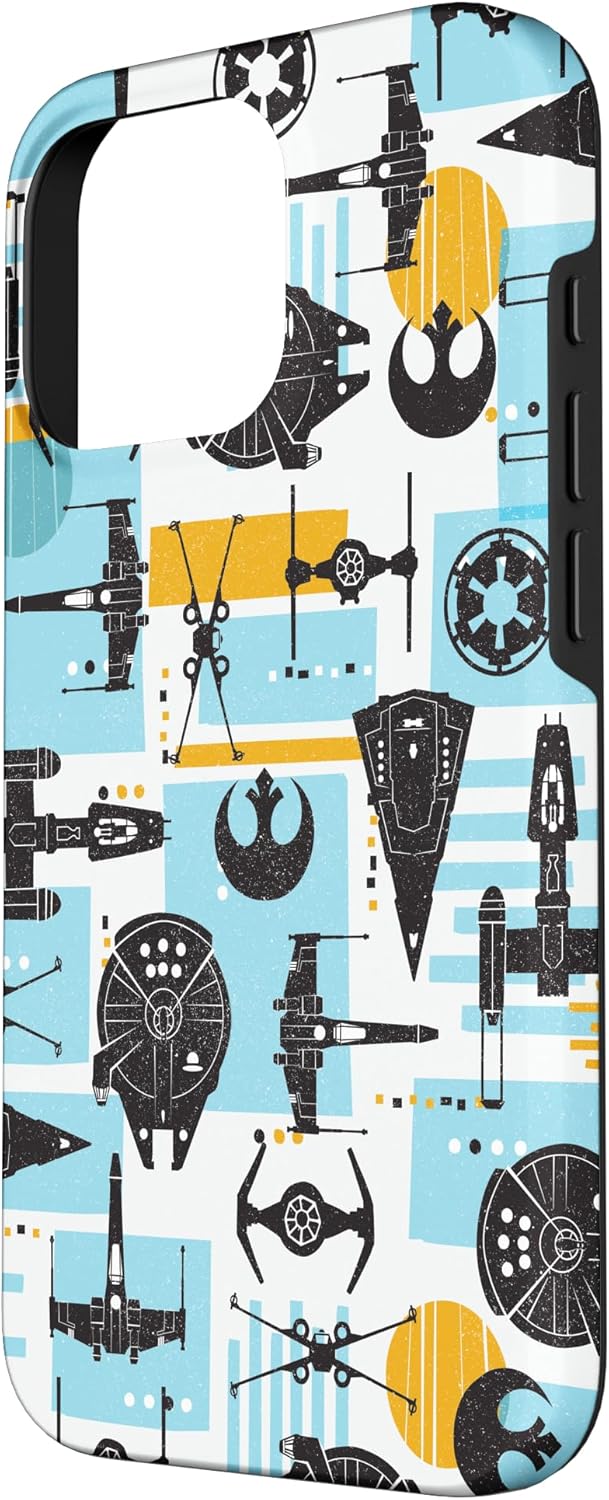 Star Wars Vehicles Millennium Falcon Color Block Case for iPhone 16 Pro