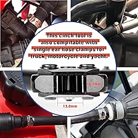 Vista 7 de iCrimp PEX Pipe - Juego de herramientas de sujeción rápida para abrazadera de acero inoxidable de 3/8 a 1 pulgada con cortador Pex, 20 abrazaderas