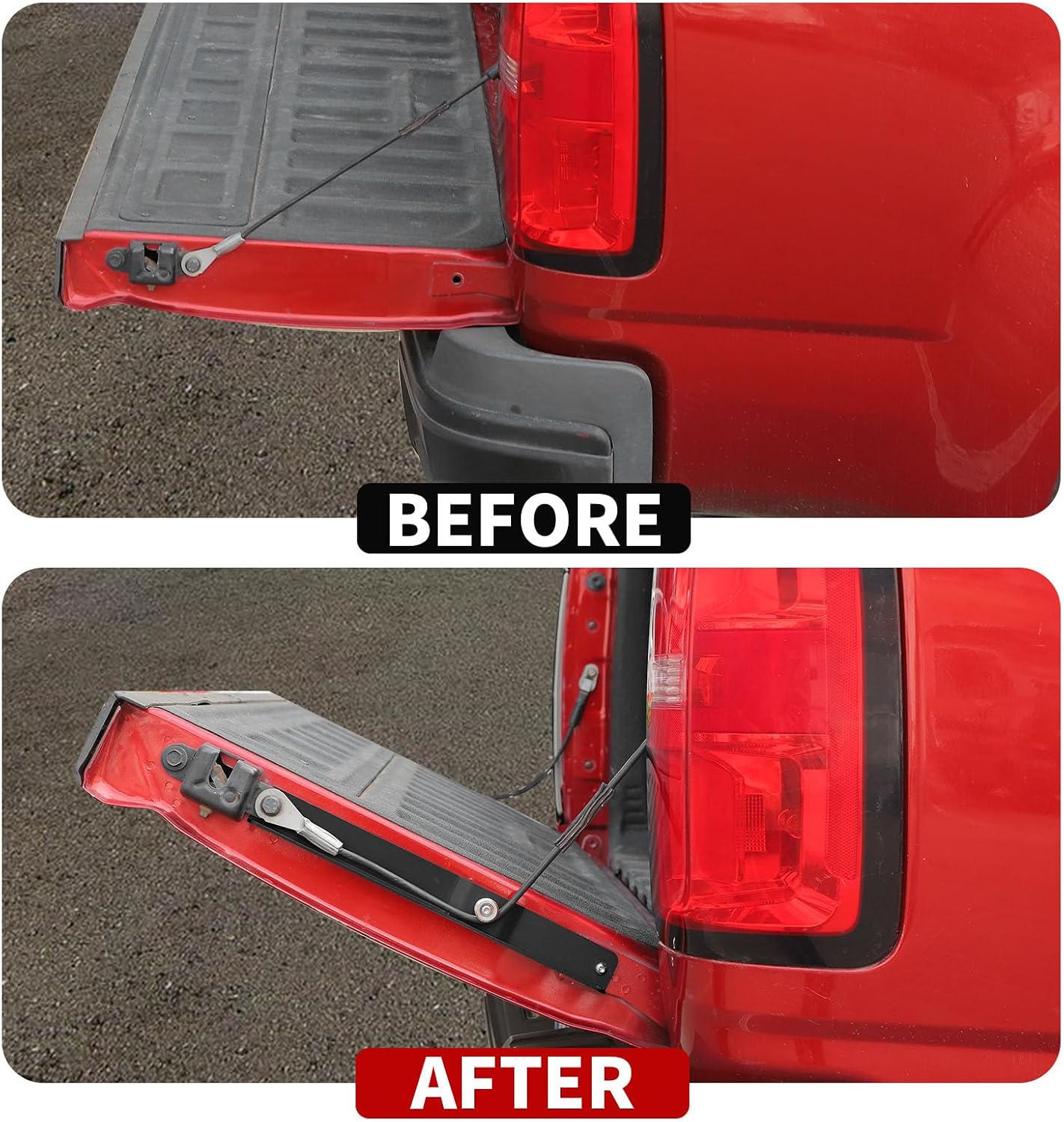 JeCar Tailgate Stopper Limiter Tailgate Assist Accessories Compatible with Ford F150 2015-2020, for Chevy Colorado 2014-2022