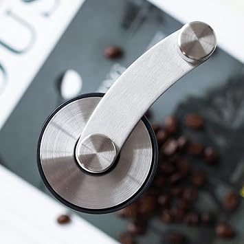 Manual Coffee Mill Grinder Hand Held Espresso Bean Pepper Grain Nut | Stainless Steel Coffee Bean, Pepper, Grain, Nuts for Kitchen, Hiking, Indoor, Outdoor, Barbecue, Espresso, Pour Over, Press