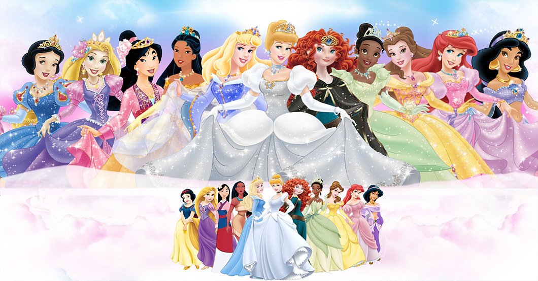 Beautiful Disney Princesses Poster. Super (24 x 18)