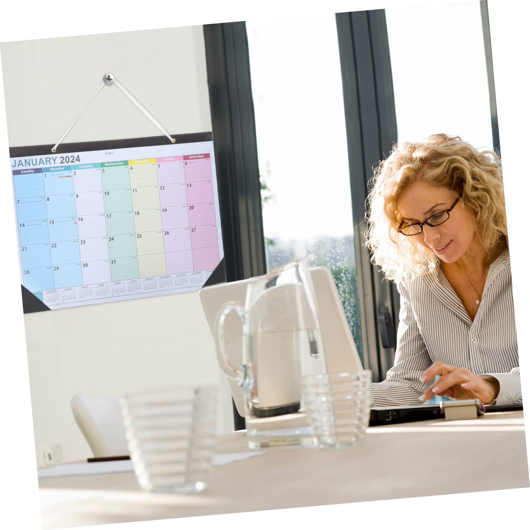VILLCASE 5stücke Wandkalender Für Schule Zuhause Englischer Planer Mit Layout Für Terminplanung Und Notizen Langlebig Und Praktisch Für Effektives Zeitmanagement