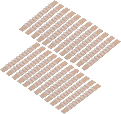 Miniatura 7 de uxcell 50 tiras adhesivas de silicona antideslizantes para colgar ropa para perchas de madera y plástico, color negro (3.54 x 0.39 pulgadas)