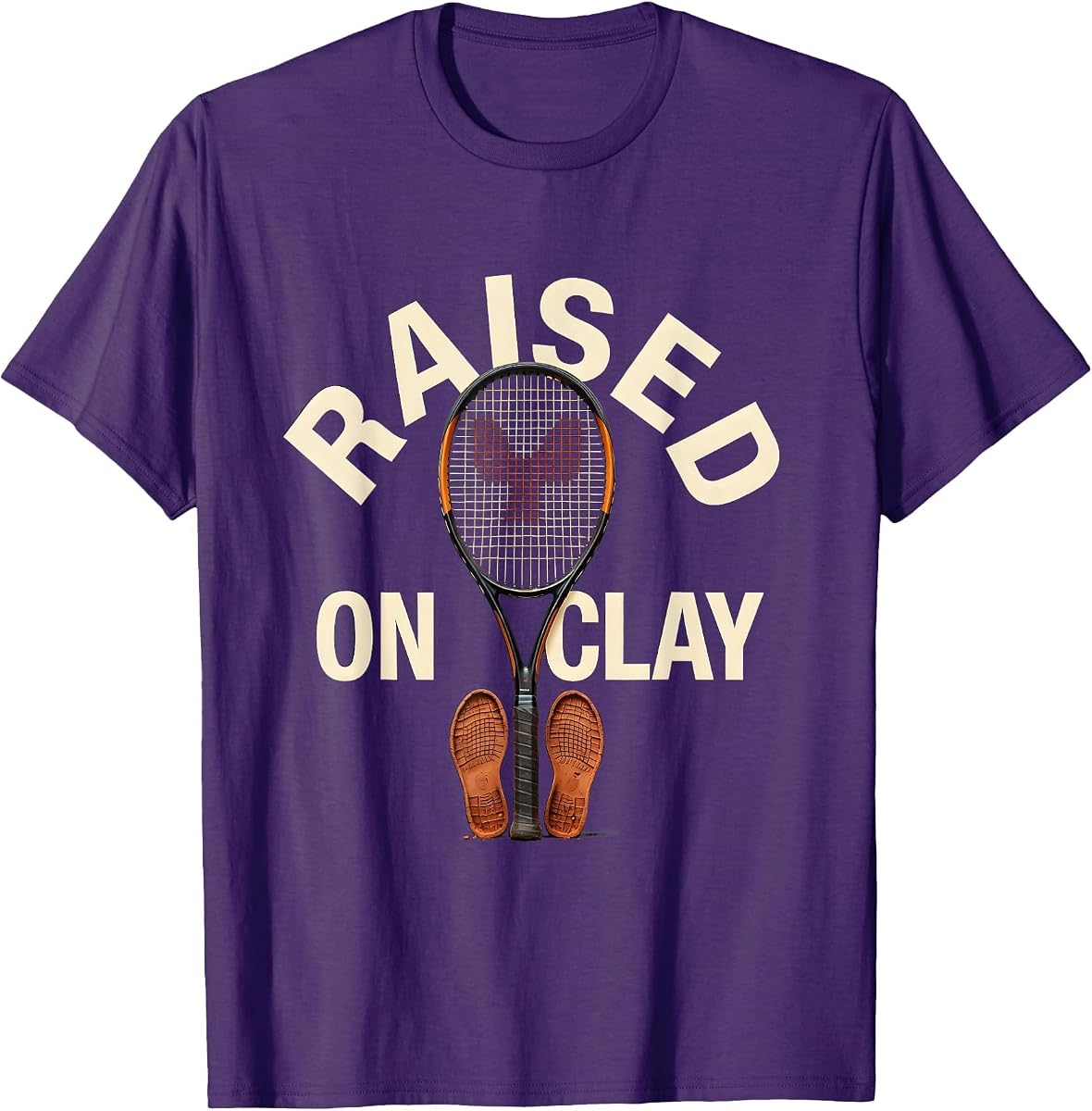 Camiseta Raised on Clay de diseño para cancha de tenis
