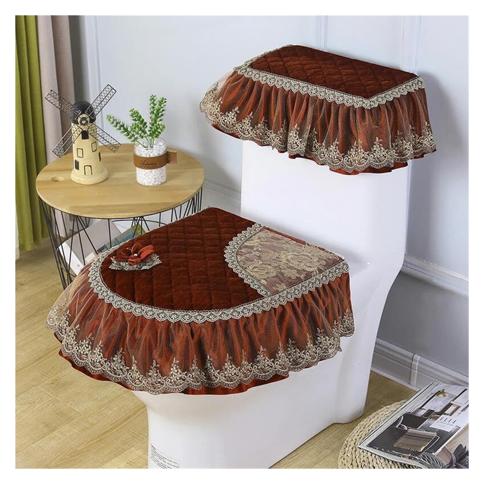 ozdobna nakładka na deskę sedesową, Poduszka na deskę sedesową(Bright Camel)