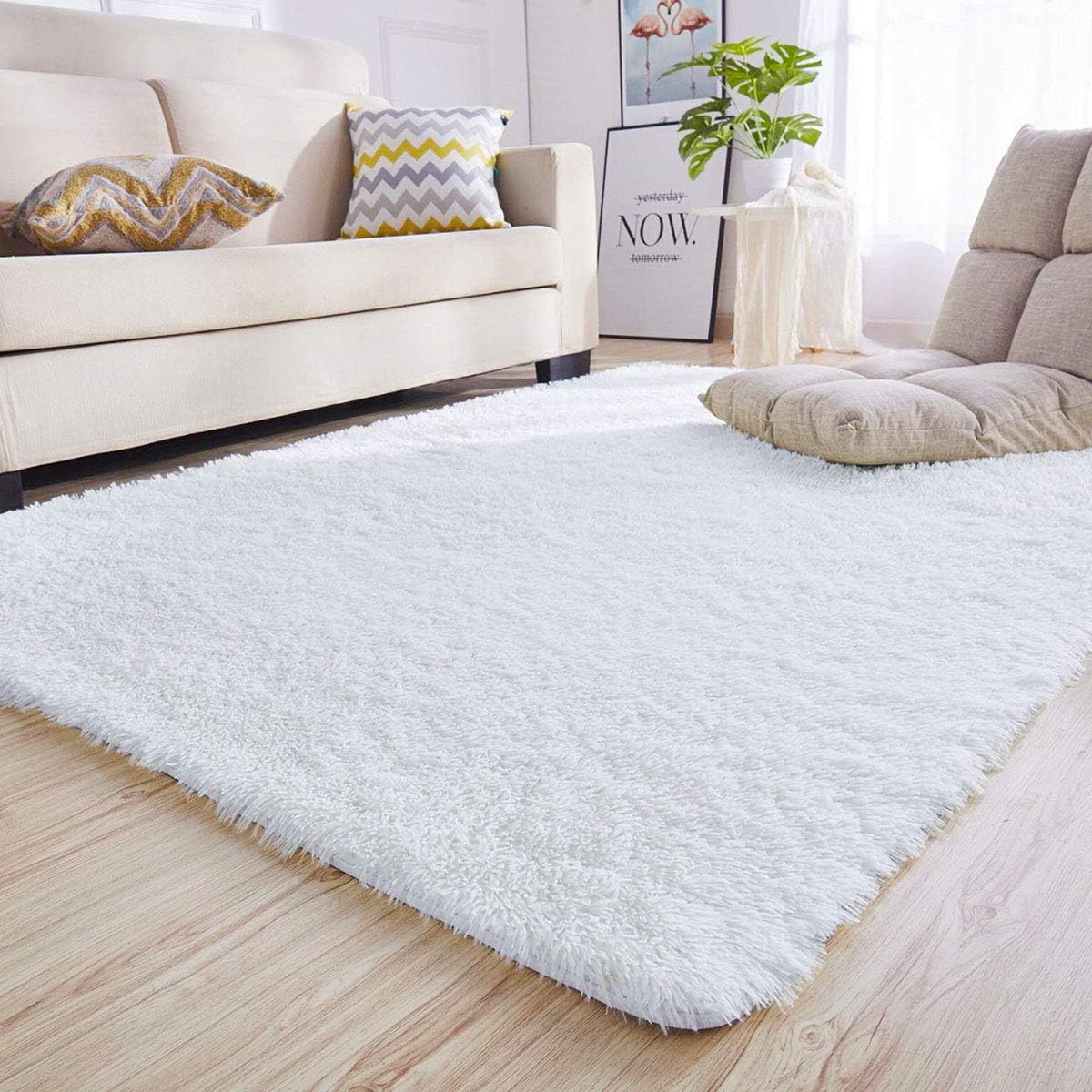 Carpet City Tappeto Shaggy Pelo Lungo 30mm - Micro Poliestere Rosa - 60x110 Cm - Morbido Per Soggiorno E Camera Da Letto - 2