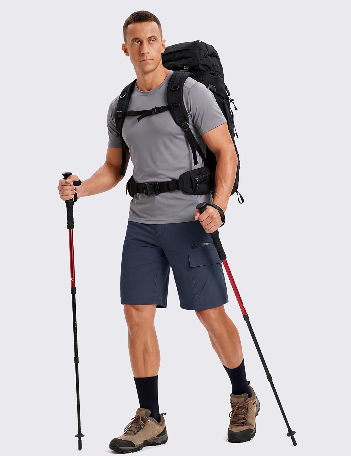  Men's Summer Outdoor Shorts 7"/10" Cargo Casual Golf Hiking thumbnail