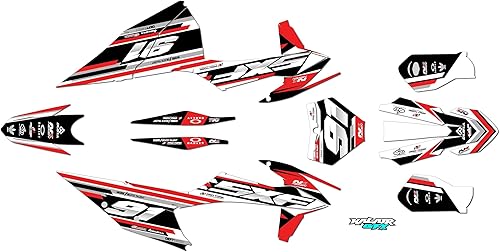 Miniatura 9 de Kalair GFX Graphics Kit for KTM Motocross 4-STROKE 250SX-F, 350SX-F and 450SX-F (2019-2022) Coil Series Purple 16 Mil - Dirt pit bike motorcycle