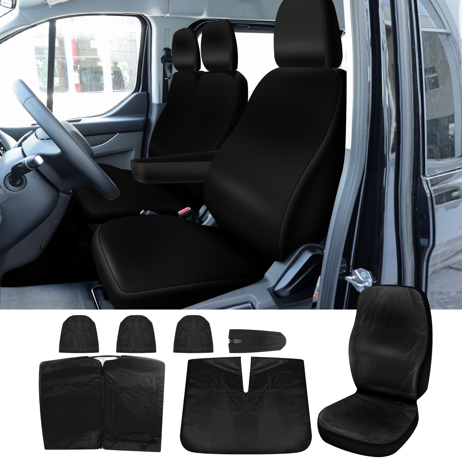 Sitzbezüge Für Ford Transit Courier - Airbag-kompatibel, Wasserdicht