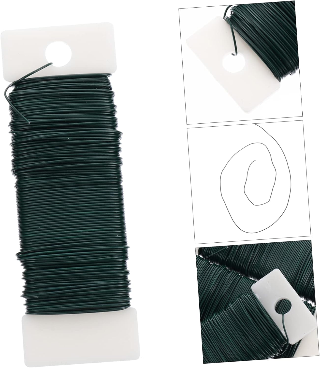 TEHAUX 4rolls Floral Flexible Paddle Wire Florist Thick Floral Easy to Cut for Flower Arrangement