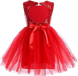 amazon red sequin dress