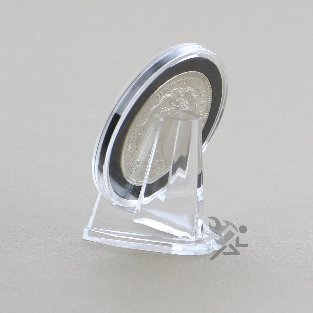 Amazon.com: OnFireGuy 透明展示架適用於持有硬幣膠囊挑戰獎牌賭場籌碼10 入: 居家與廚房