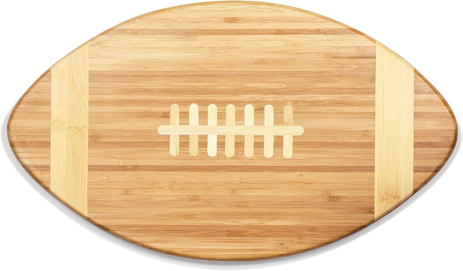 TOSCANA - a Picnic Time brand Touchdown Football Cheese Board, Novelty Charcuterie Board, Serving Platter, Cheese Boards Charcuterie Boards, Wood Cutting Board, (Bamboo)