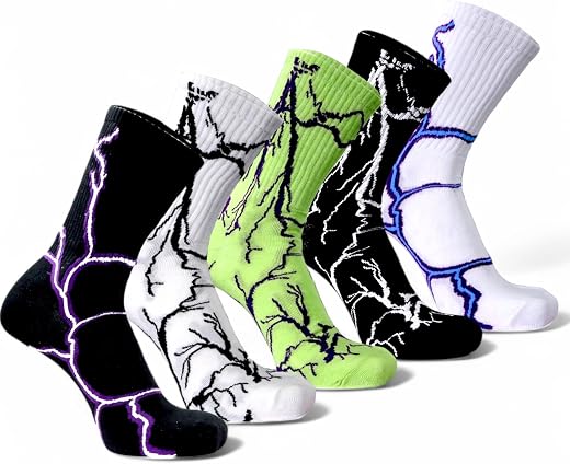 Sockscarving Feel The Comfort Pure Cotton Premium 5 Pairs Regular Socks Soft Fabric Pattern Contrast Colors High Ankle Ful...