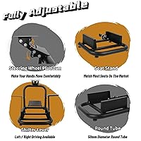 Vista 3 de Dardoo Racing Simulator Cockpit with Seat Compatible with Logitech G29 G920 G923 Support Thrustmaster, Fanatec Fits Xbox Playstation PC platforms