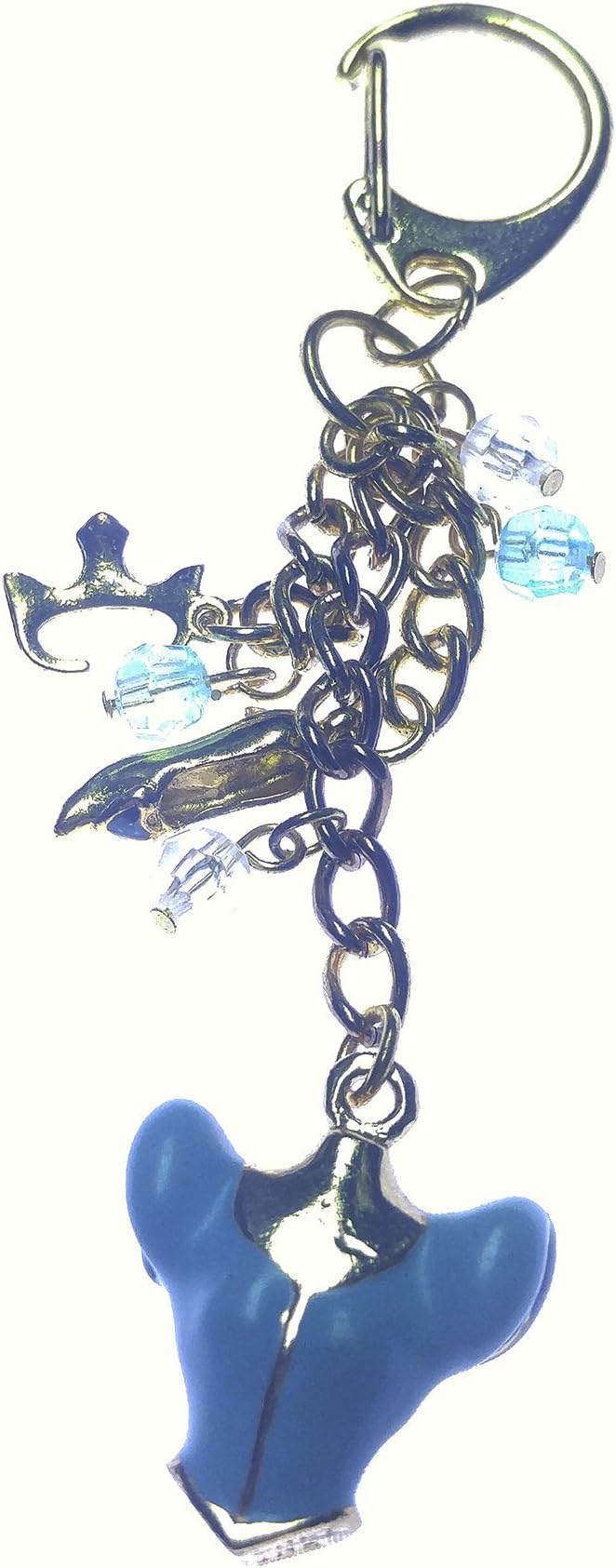 Disney Cinderella Dress Key Chain Clip