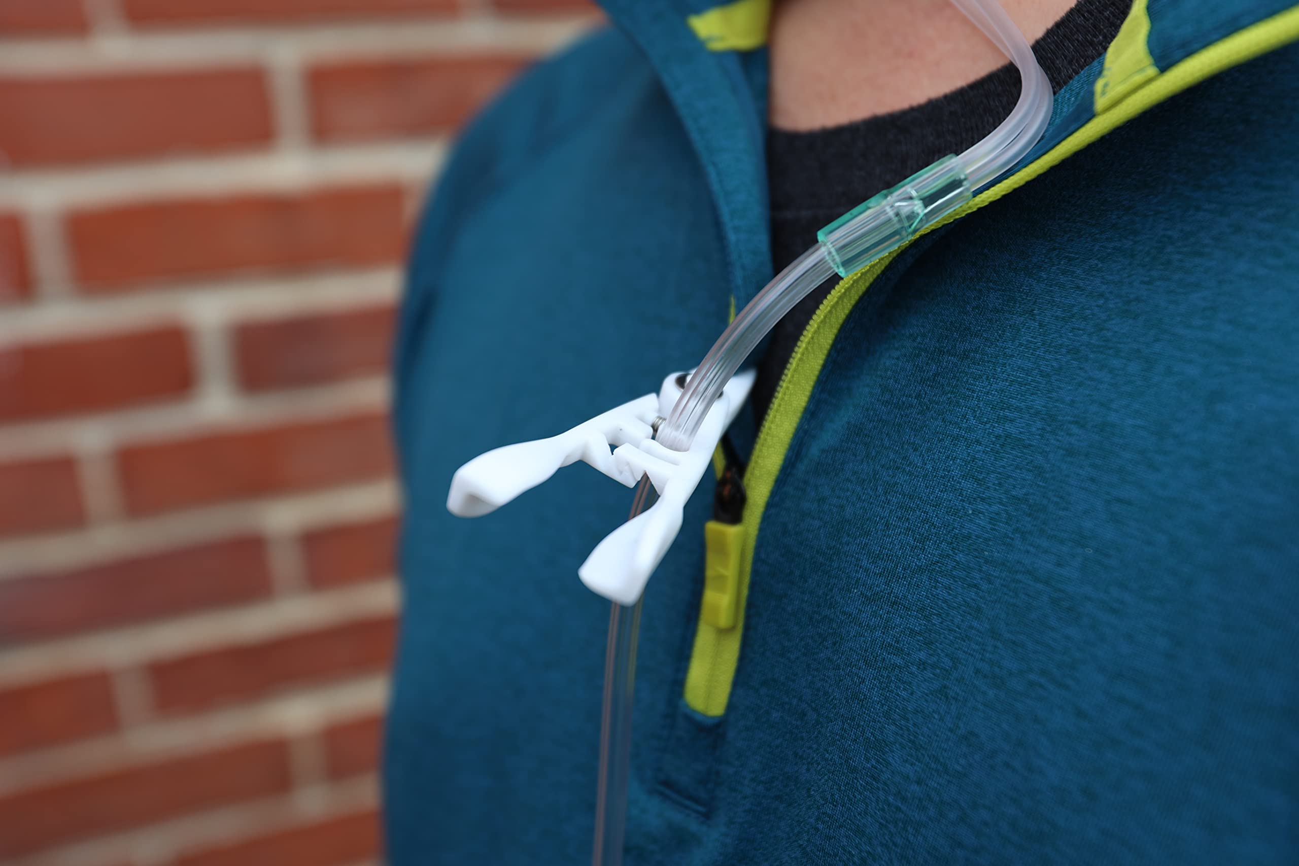 Buy Oxygenated Nasal Cannula Clip White Oxygen Hose Holder, Oxygen Tank Accessories, Oxygen