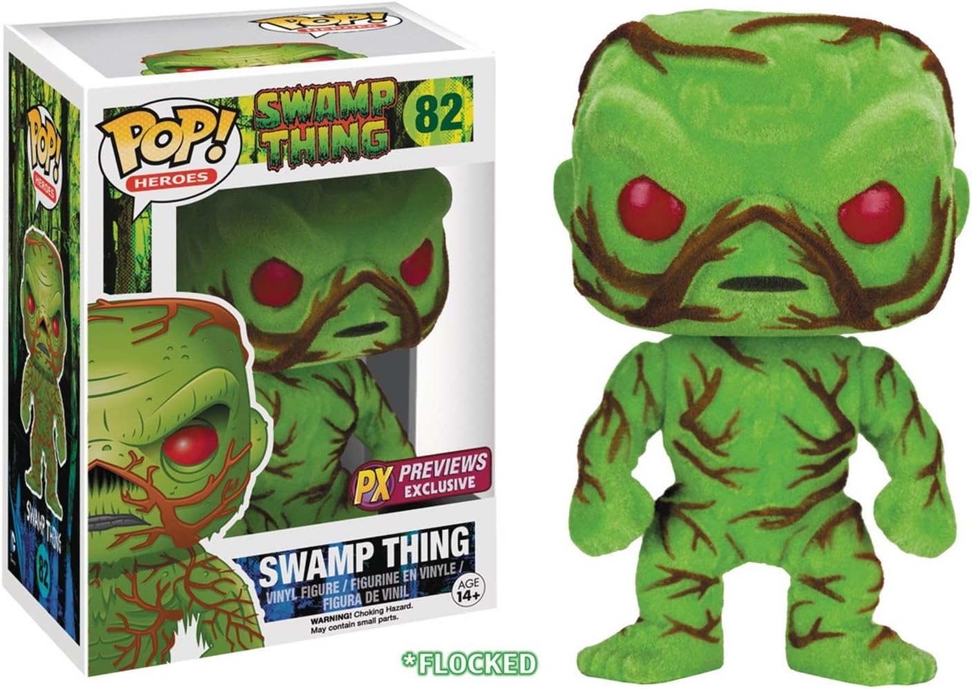 Funko Swamp Thing Scented Flocked Pop 