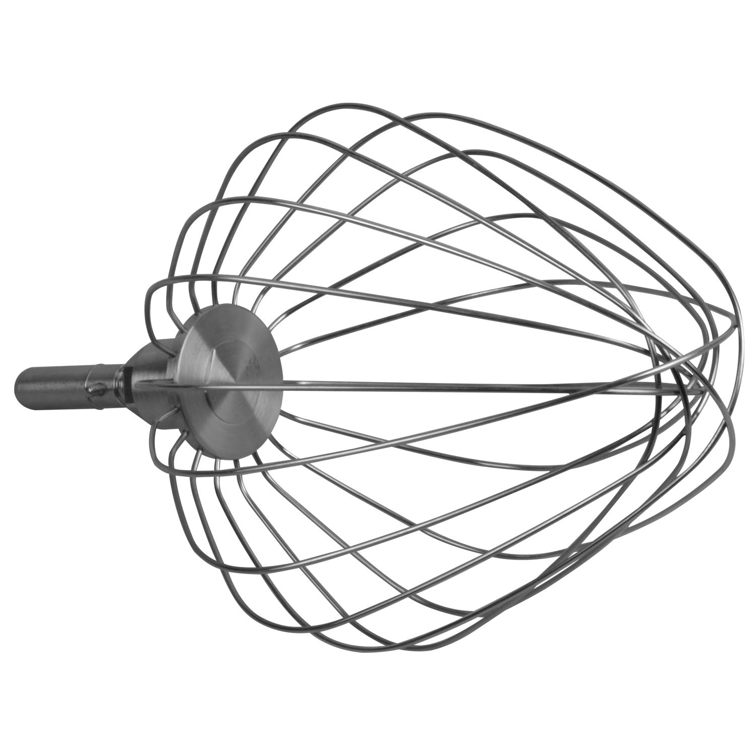 VIOKS - Batidor de cocina para robot de cocina Kenwood KW717152 Chef XL Major Cooking Chef Batidor mezclador de acero inoxidable de 9 hilos