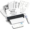 iDPRT Portable Printers Wireless for Travel,MT610 Mini Thermal Printer A4,Bluetooth Printer for Travel,Home,Study,Wireless Printers for Home Use Compatible with iOS,Android and PC,Black