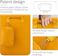 Vista 2 de Fundas para laptop (amarillo(cuero), 15-16 pulgadas)