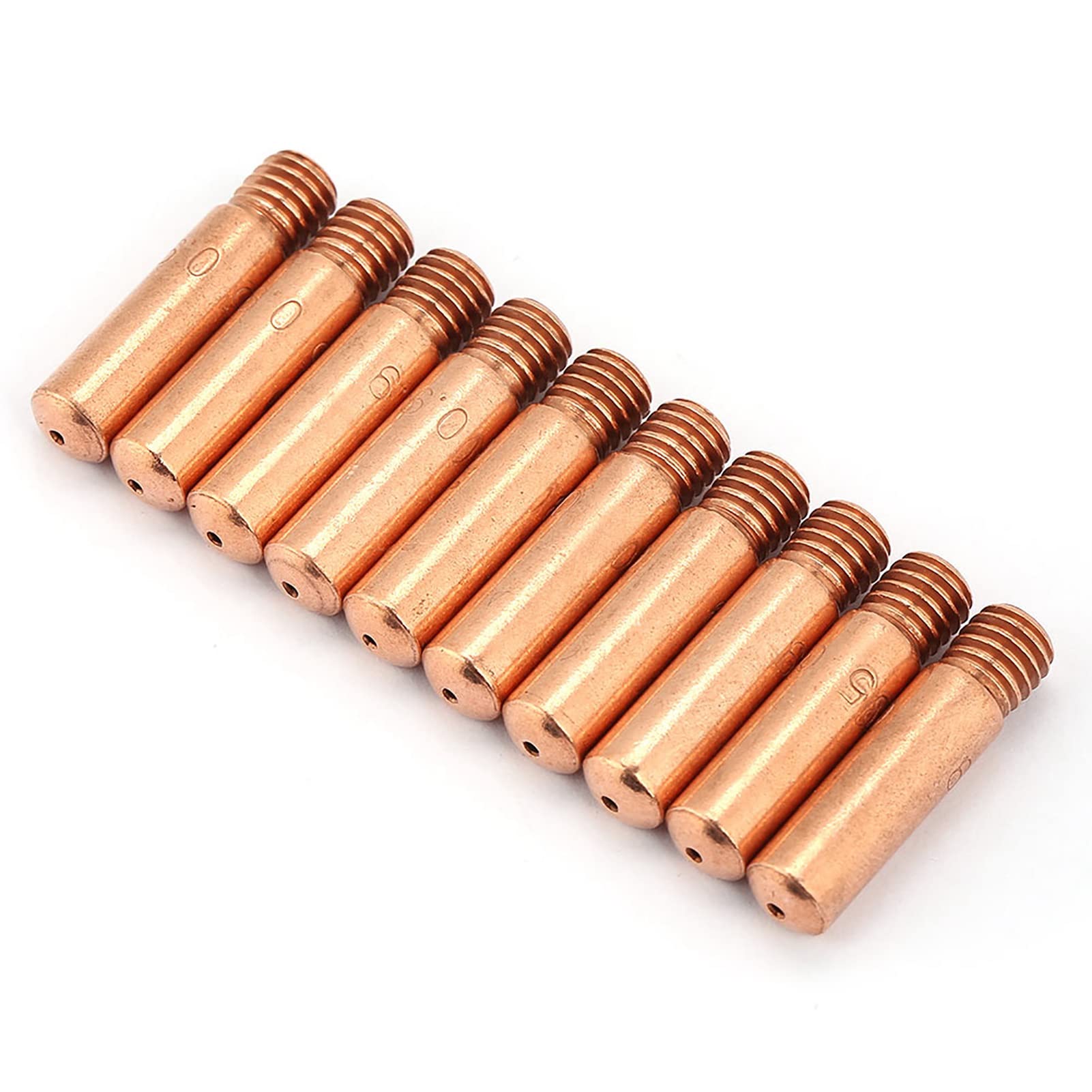 Kit Soudure MIG 14 Pièces - Embouts De Contact En Cuivre Pour Torche M3, Tailles 0,6 à 1,2 Mm - Avec Buses Et Diffuseur Gaz