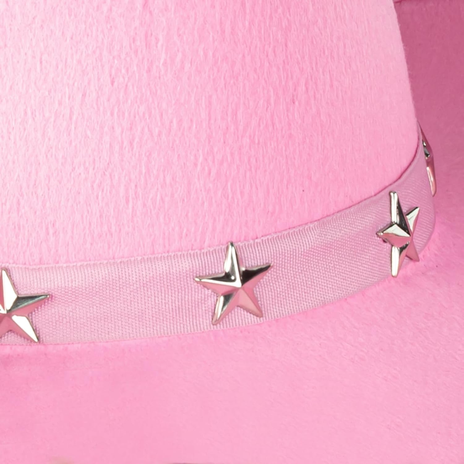 Felt Cowgirl Hat for Women and Men, Costume Accessories (14.8 x 10.6 x 5.9 Inches) - Image 4