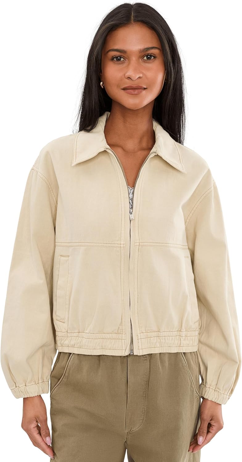 Free People Women's We the Free Birdie Track Jacket