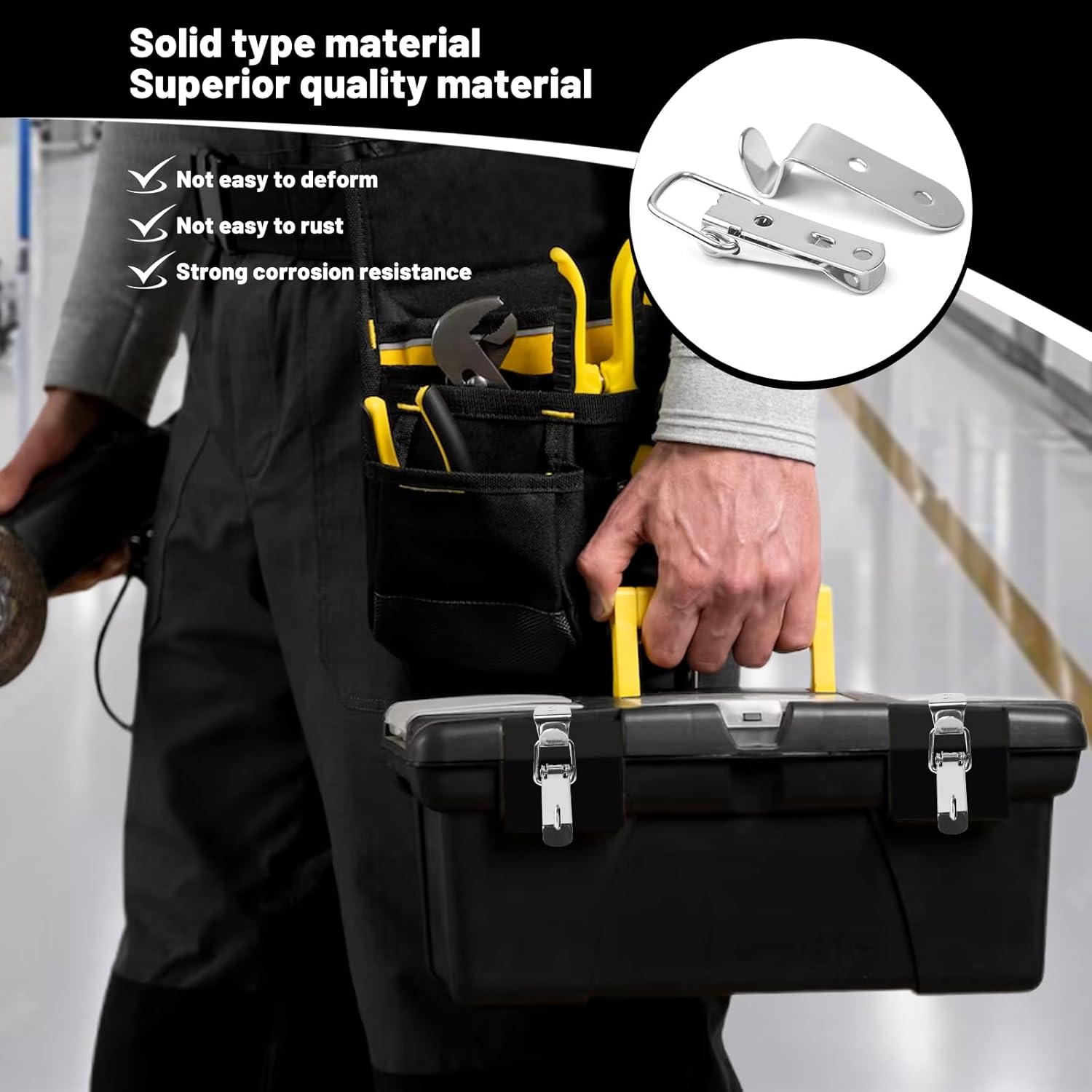 Aplikácia napínacieho zámku