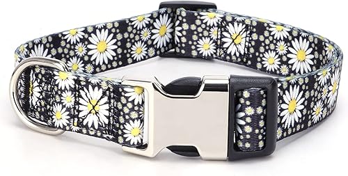 Miniatura 4 de Lindo collar para perros XS, pequeños, medianos y grandes, collar de nailon suave para mascotas, estampado 3D multicolor, collares ajustables para