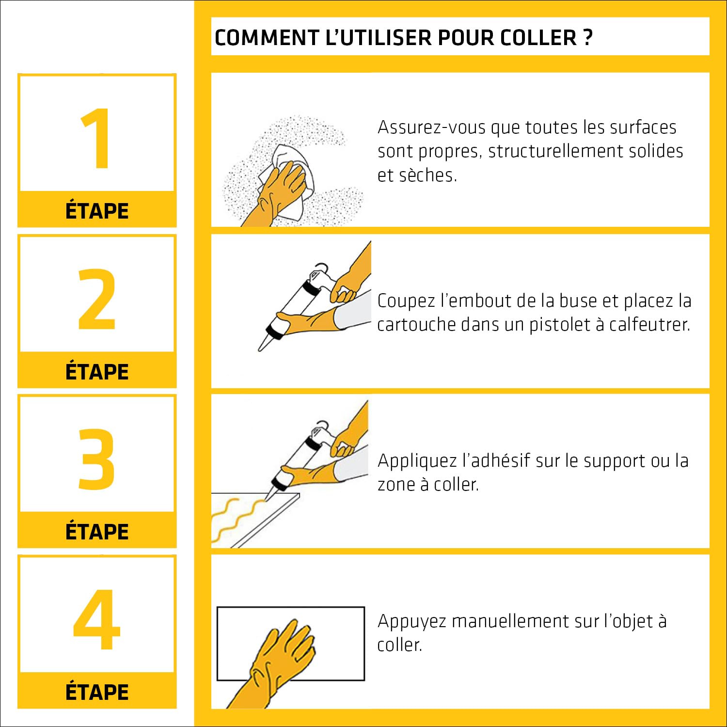SIKA - Mastic-colle Tout en un multi-usages - Sikaflex 11 FC Purform, Noir - Mastic, joint et collage multi-usages, Intérieur et extérieur - Carton de 12 cartouches 300ml