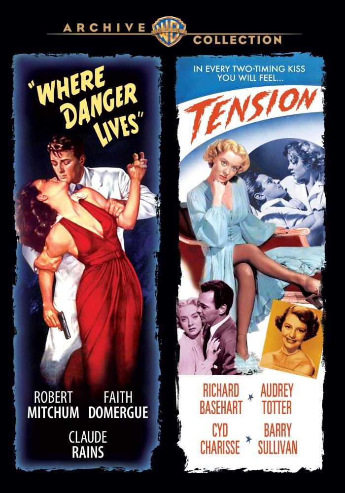 Película Where Danger Lives / Tension en DVD para Amantes del Suspense y Cine Clásico