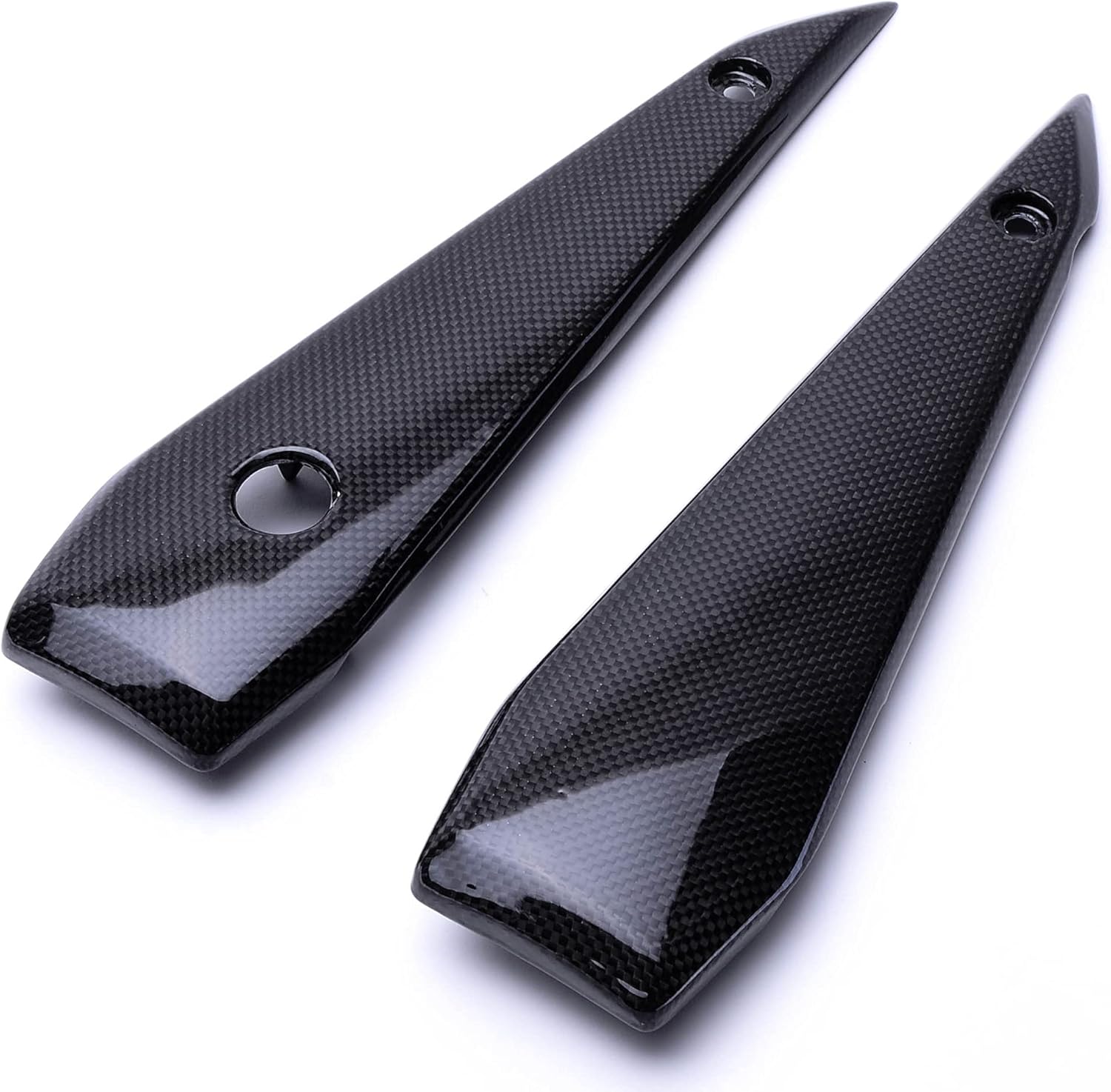 Bestem Carbon Fiber Under Seat Lower Side Panel Cover for 2006-2015 Yamaha FZ1 FZ-1 Fazer