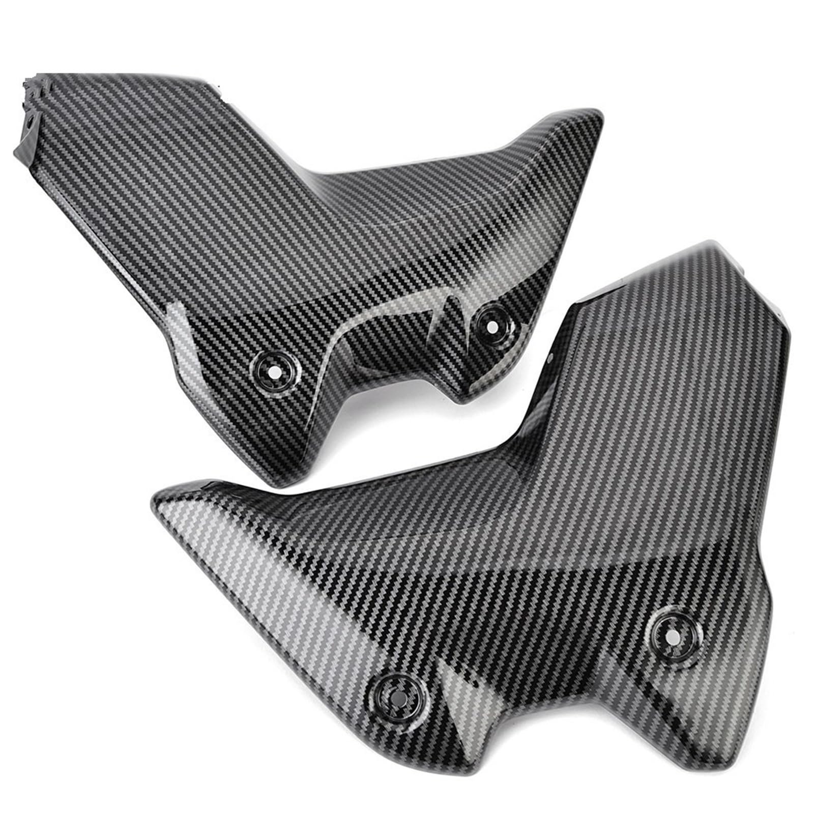 Pasuje do BMW R1250GS R 1250GS R1250 GS 2017-2023 Przednia osłona chłodnicy Rama boczna Osłona owiewki Motocykl Osłona ochronna chłodnicy(Carbon Fiber Look)