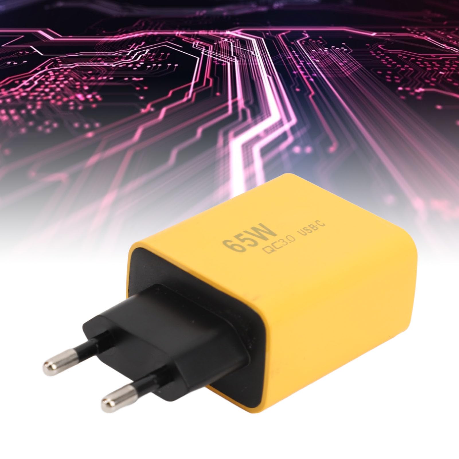 Szybka ładowarka Wtyczka USB C, 3-portowa Wtyczka ładowania USB C Zasilacz 65 W Typu C Ładowarka ścienna USB C do S23, do Telefonów z Serii IOS 15/14/13/12, do MacBooka