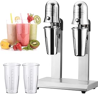 Coldenwall double tête Milk Shake machine en acier inoxydable Milk Shake Shaker mélangeurs à Commercial des laits en mousse/Milk Shake Bubble machine à thé
