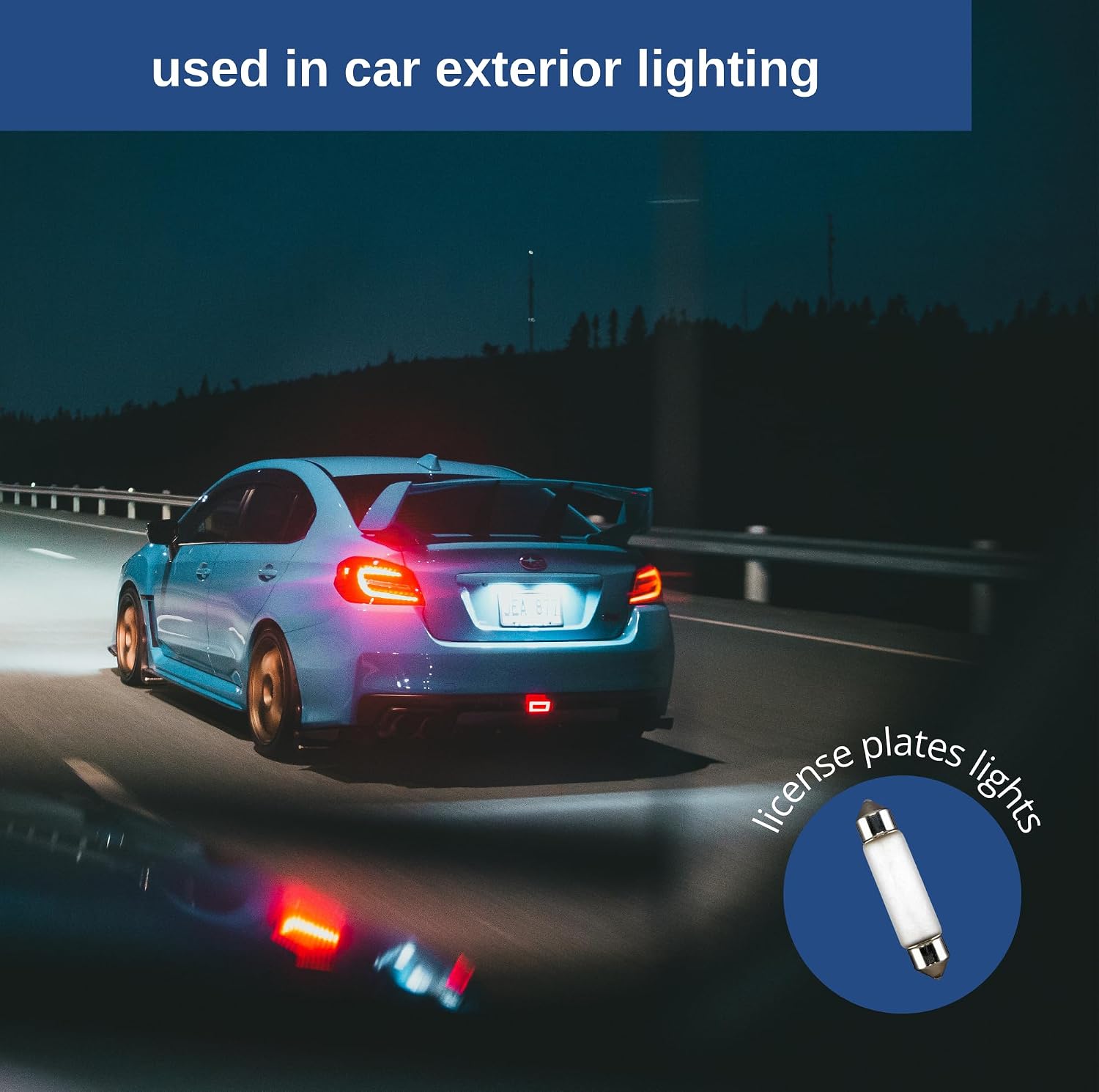 TBE LIGHTING Replacement Festoon Bulbs, PACK OF 10 Xenon lights for Undercabinets & Car Interior Lighting. Frosted glass finish, Warm White colour 12v /10w / Dimmable 11mmx41mm Energy efficient Bulbs