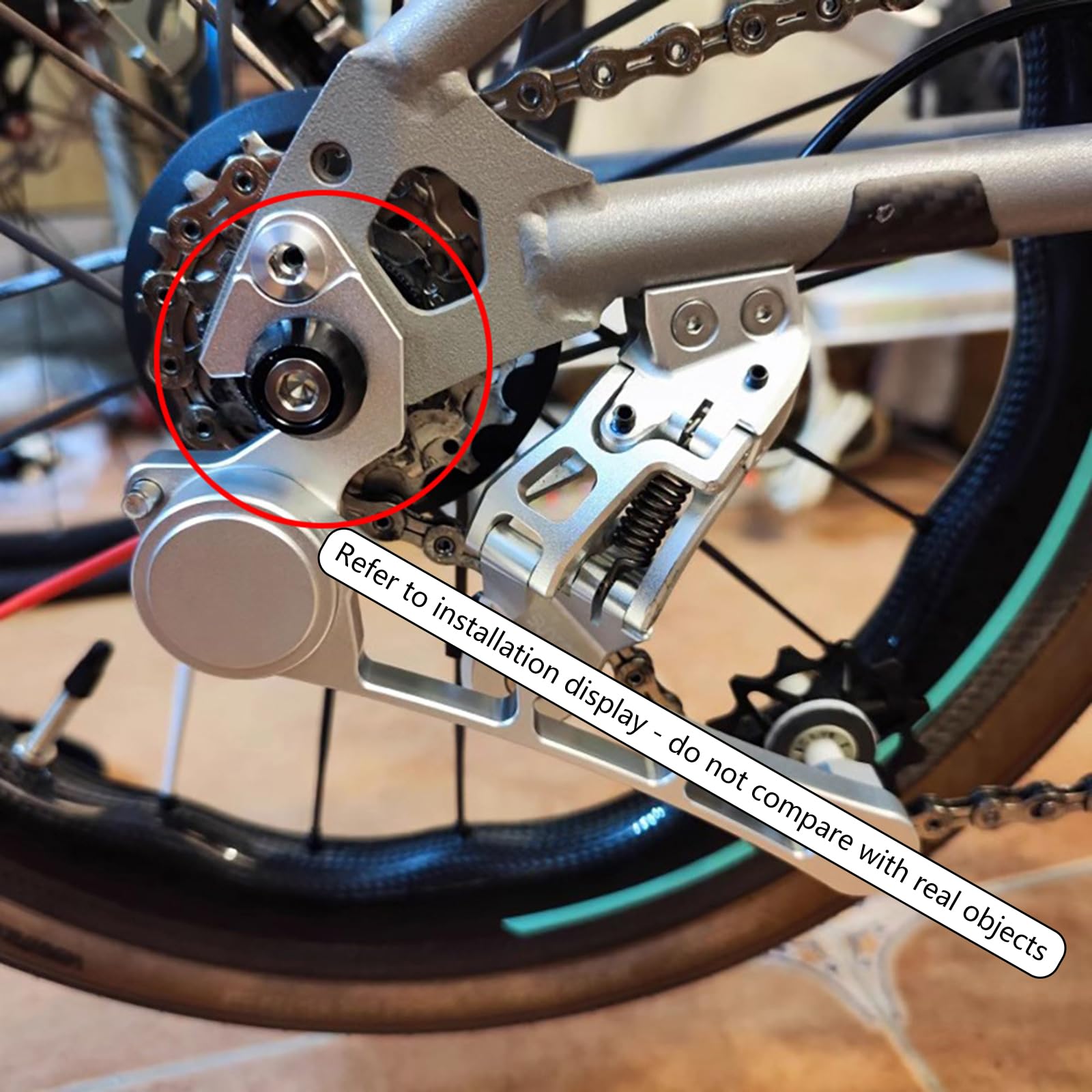 Fahrrad Umwerfer Kettenführung, 5/6 / 7-Gang Einsteller, Kettenspanner, Fahrrad Stabilisator, Fahrradführung, Fahrrad Einsteller, Reparatur und Wartungswerkzeug