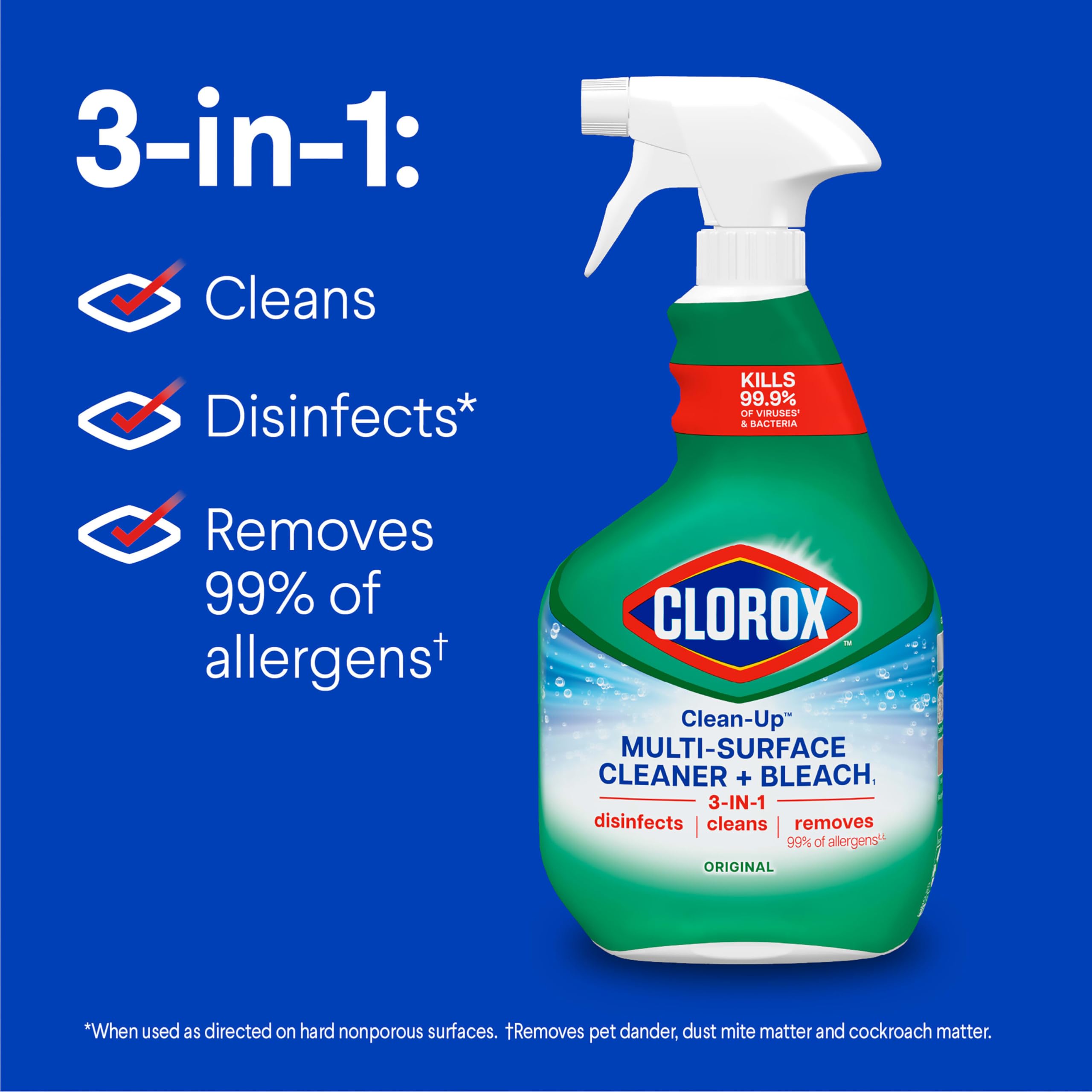 32 fl. oz. Multi-Surface Cleaner with Bleach, Pack of 3 W14282