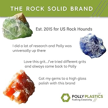 Amazon.com: Polly Plastics Rock Tumbler Media Grit Refill