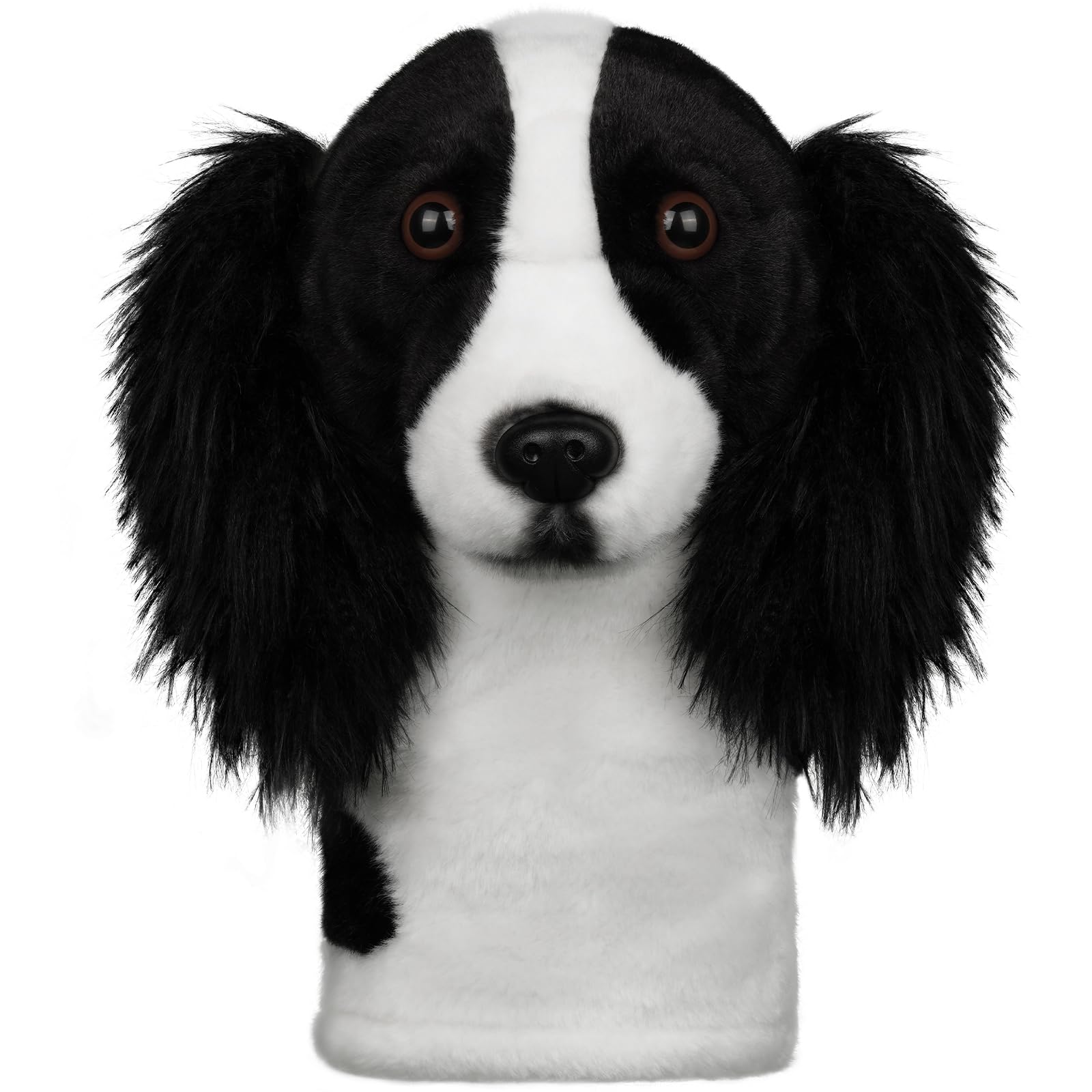 LZFAN Golf Club Covers for Woods and Drivers Funny Driver Headcover Animal Golf Club Head Covers Golf Gifts for Men Women Plush (Cocker Spaniel for Driver)