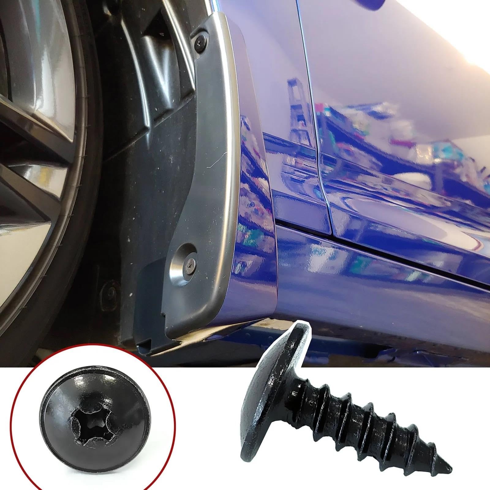 Lot 12 Vis Autotaraudeuses Pour Bavettes Pare-boue Et Protections Pare-chocs Voiture Pour Toyota Pour Kia Pour Hyundai Pour Ford
