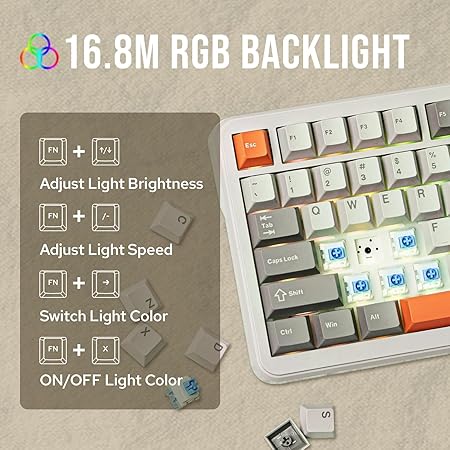 URX x AJAZZ AK820 MAX Plus Premium Mechanical Gaming Keyboard