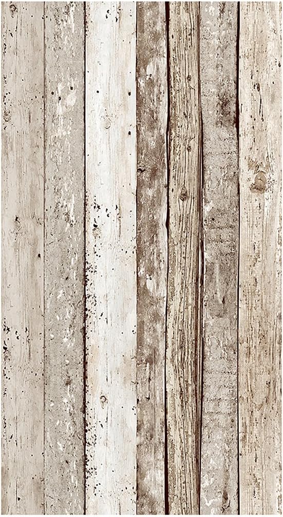 Livingwalls Klebefolie Holzoptik 0.35m x 2.50m beige braun Möbelfolie selbstklebende Tapete Made in Germany 942192